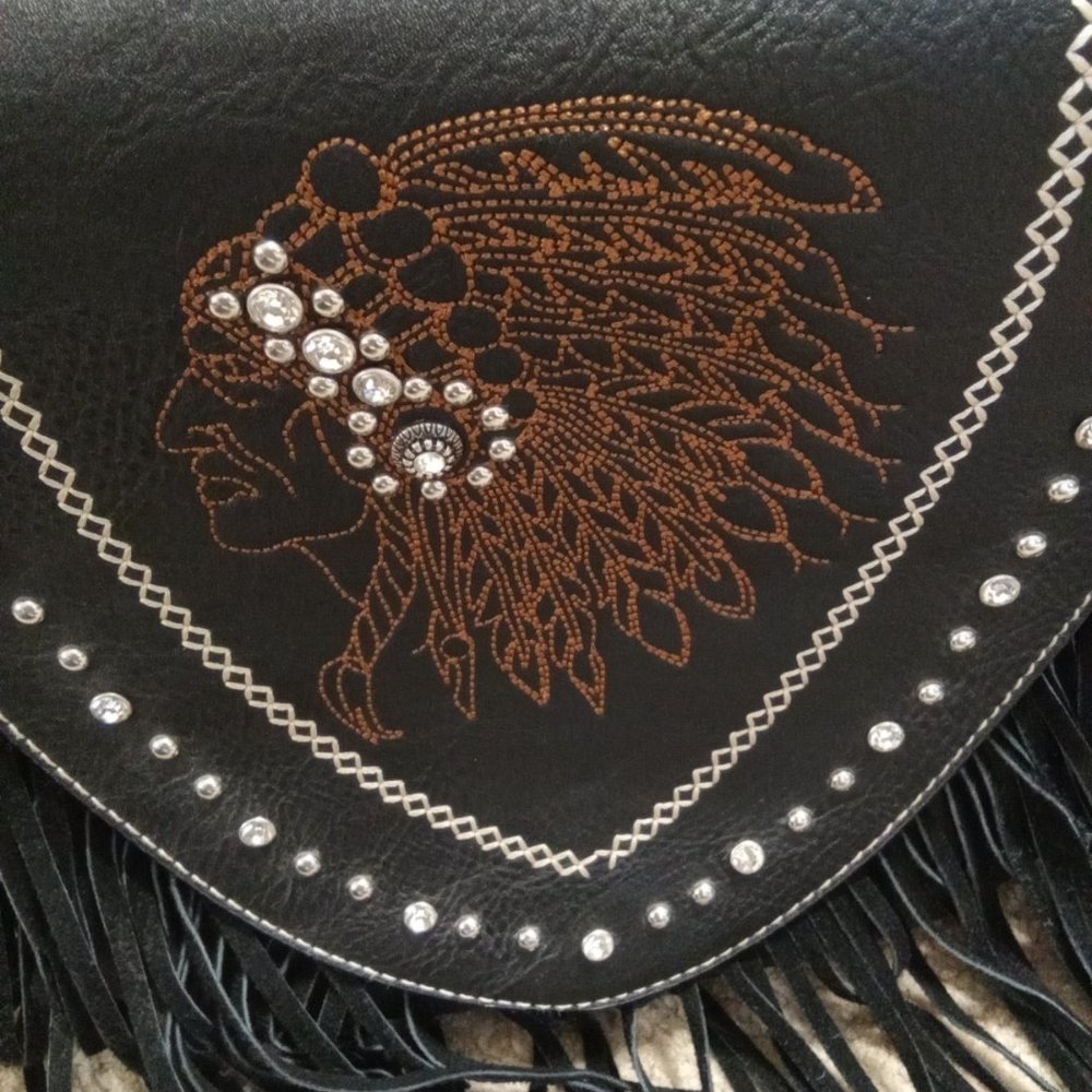 Leather concealed carry crossbody Bag - Picture 5 of 5